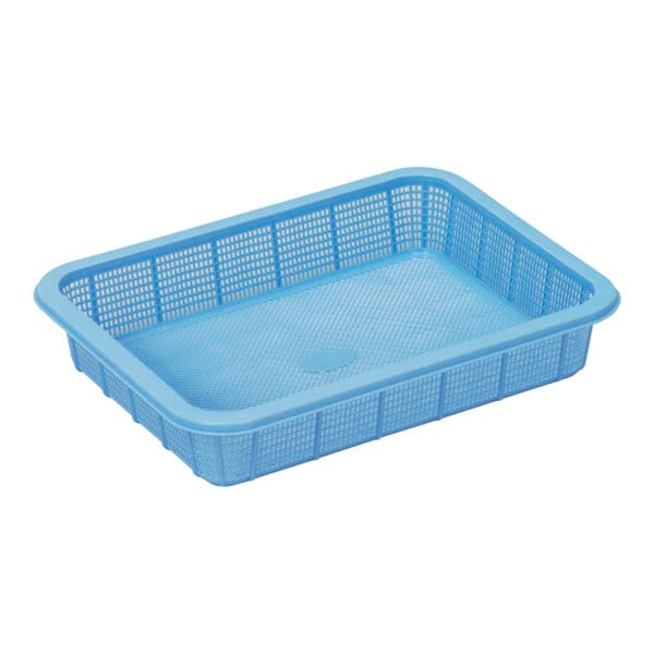 Amazon｜TONBO(トンボ) トンボアシスト抗菌角ざる(PP) 浅2型 ブルー